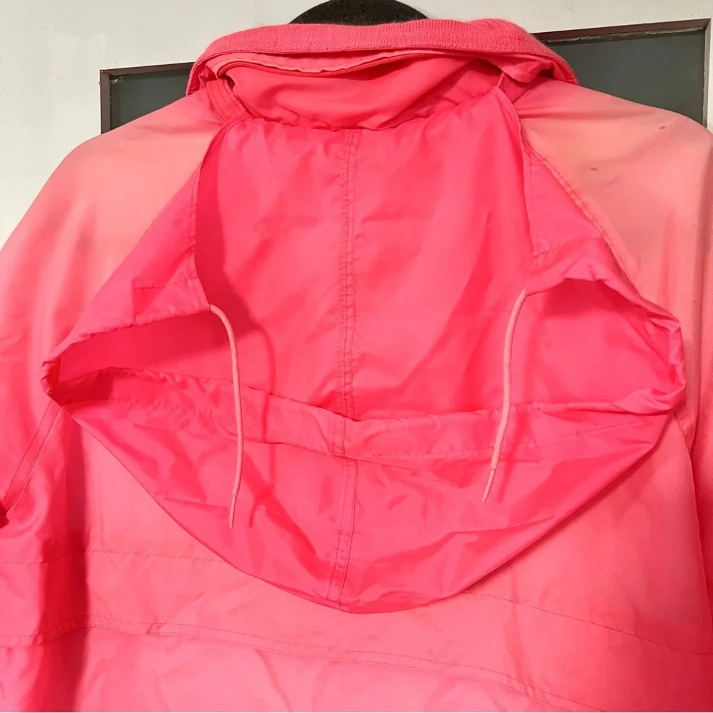 80s Vintage Pacific Trails Pink Lightweight Womens Windbreaker Jacket Size Med - Picture 12 of 14